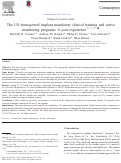 Cover page: The US etonogestrel implant mandatory clinical training and active monitoring programs: 6-year experience
