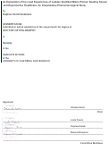 Cover page of An Exploration of the Lived Experiences of Lesbian-Identified Black Women Seeking Sexual and Reproductive Healthcare: An Interpretative Phenomenological Study