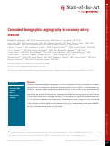 Cover page: Computed tomographic angiography in coronary artery disease.