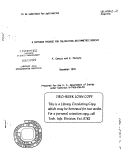 Cover page: A SOFTWARE PACKAGE FOR CALCULATING AXISYMMETRIC MENISCI