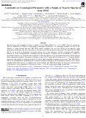 Cover page of Constraints on Cosmological Parameters with a Sample of Type Ia Supernovae from JWST