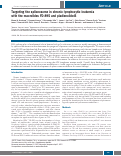 Cover page: Targeting the spliceosome in chronic lymphocytic leukemia with the macrolides FD-895 and pladienolide-B