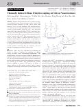 Cover page: Thermally Induced Silane Dehydrocoupling on Silicon Nanostructures