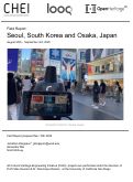 Cover page of Seoul, South Korea and Osaka, Japan August 25th -&nbsp; September 3rd, 2025