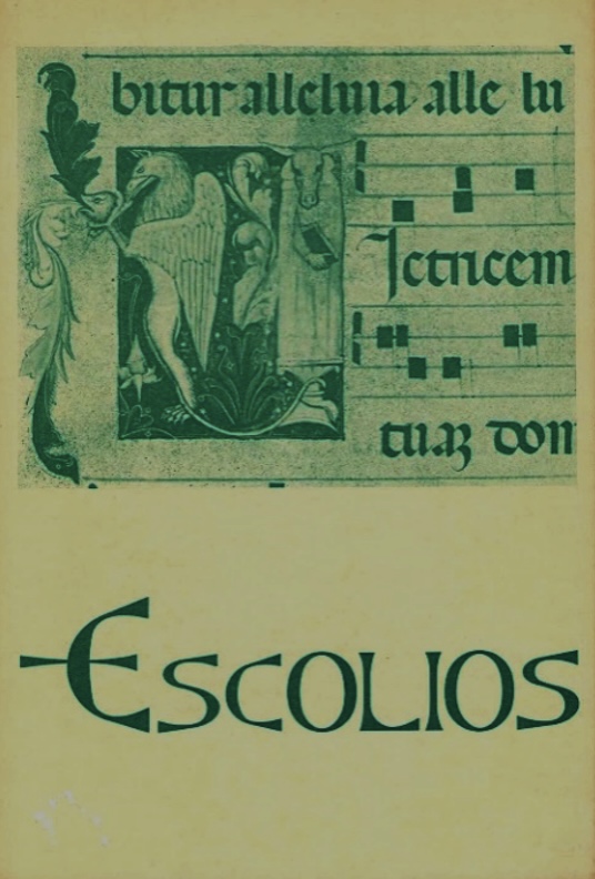The cover of Escolios' May 1976 issue.