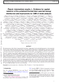 Cover page: Planck intermediate results