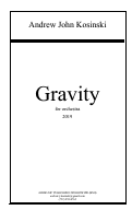 Cover page: Gravity