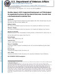 Cover page: Positive impact of IPS supported employment on PTSD-related occupational-psychosocial functional outcomes: Results from a VA randomized-controlled trial.