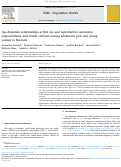 Cover page: Age-disparate relationships at first sex and reproductive autonomy, empowerment, and sexual violence among adolescent girls and young women in Rwanda.