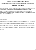 Cover page: Adolescent School-Based Sex Education: Using Developmental Neuroscience to Guide New Directions for Policy and Practice