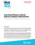 Cover page of Can school finance reforms improve student achievement?