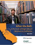 Cover page of After the Bell: A Portrait of High School Workers in California