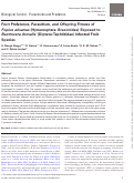 Cover page: Fruit Preference, Parasitism, and Offspring Fitness of Fopius arisanus (Hymenoptera: Braconidae) Exposed to Bactrocera dorsalis' (Diptera: Tephritidae) Infested Fruit Species