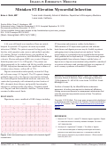 Cover page: Mistaken ST-Elevation Myocardial Infarction