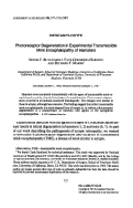 Cover page: Photoreceptor degeneration in experimental transmissible mink encephalopathy of hamsters