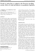 Cover page: Trends in carbon flux to seabirds in the Peruvian upwelling system: effects of wind and fisheries on population regulation