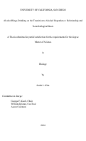 Cover page: Alcohol Binge-Drinking on the Transition to Alcohol Dependence : Relationship and Neurobiological Basis