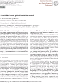 Cover page: A satellite-based global landslide model