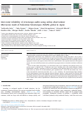 Cover page: Inter-rater reliability of streetscape audits using online observations: Microscale Audit of Pedestrian Streetscapes (MAPS) global in Japan