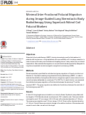 Cover page: Minimal Inter-Fractional Fiducial Migration during Image-Guided Lung Stereotactic Body Radiotherapy Using SuperLock Nitinol Coil Fiducial Markers