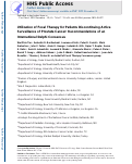 Cover page: Utilization of focal therapy for patients discontinuing active surveillance of prostate cancer: Recommendations of an international Delphi consensus