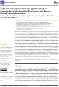 Cover page: AIBP Protects Müller Glial Cells Against Oxidative Stress-Induced Mitochondrial Dysfunction and Reduces Retinal Neuroinflammation