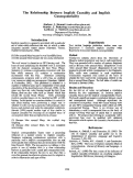 Cover page: The Relationship Between Implicit Causality and Implicit Consequentiality