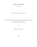 Cover page: Predictors of Psychopathic Traits