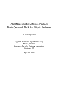 Cover page: AMRNodeElliptic software package node-centered AMR for elliptic probl 
ems
