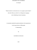 Cover page: "When the dead are resurrected, how are we going to speak to them?": Jehovah's Witnesses and the Use of Indigenous Languages in the Globalizing Textual Community