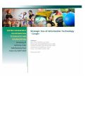 Cover page: Strategic Use of Information Technology - Google