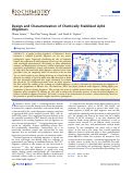 Cover page: Design and Characterization of Chemically Stabilized Aβ42 Oligomers