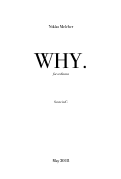 Cover page: WHY.