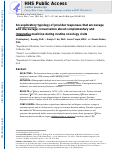 Cover page: An exploratory typology of provider responses that encourage and discourage conversation about complementary and integrative medicine during routine oncology visits