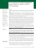 Cover page: In vivo signatures of nonfluent/agrammatic primary progressive aphasia caused by FTLD pathology