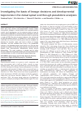 Cover page: Investigating the basis of lineage decisions and developmental trajectories in the dorsal spinal cord through pseudotime analyses.