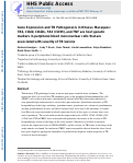 Cover page: Gene expression and TB pathogenesis in rhesus macaques: TR4, CD40, CD40L, FAS (CD95), and TNF are host genetic markers in peripheral blood mononuclear cells that are associated with severity of TB lesions