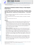 Cover page: Mebendazole Potentiates Radiation Therapy in Triple-Negative Breast Cancer