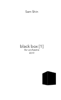 Cover page: black box [1]