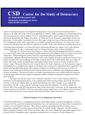 Cover page: New Voices in U.S. Immigration Debates: Latino and Asian American Attitudes Toward the Building Blocks of Comprehensive Immigration Reform