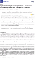 Cover page: Spatiotemporal pH Heterogeneity as a Promoter of Cancer Progression and Therapeutic Resistance