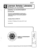 Cover page: Modeling Windows in DOE 2.1E