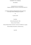 Cover page: Communicative Care Across Borders: Language, Materiality, and Affect in Transnational Family Life