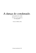 Cover page: A dança do condenado,