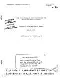 Cover page: THE TWO-FIREBALL PHENOMENON AND THE MULTIPHSRIPHERAL MODEL