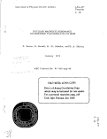 Cover page: NUCLEAR MAGNETIC RESONANCE ON ORIENTED PLATINUM-195m IN IRON