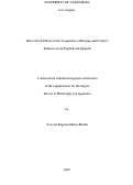 Cover page: Intervention Effects in the Acquisition of Raising and Control: Evidence from English and Spanish