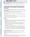 Cover page: Transitioning from pharmaceutical opioids: A discrete-time survival analysis of heroin initiation in suburban/exurban communities