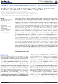 Cover page: Genetic basis for nitrate resistance in Desulfovibrio strains