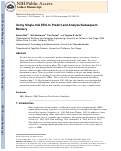 Cover page: Using single-trial EEG to predict and analyze subsequent memory